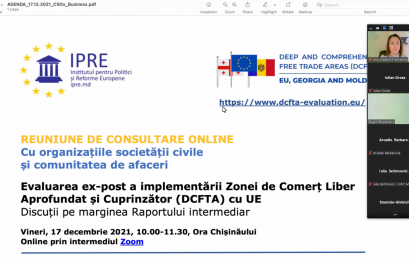 Consultation Meeting on the ex-post evaluation of DCFTA implementation