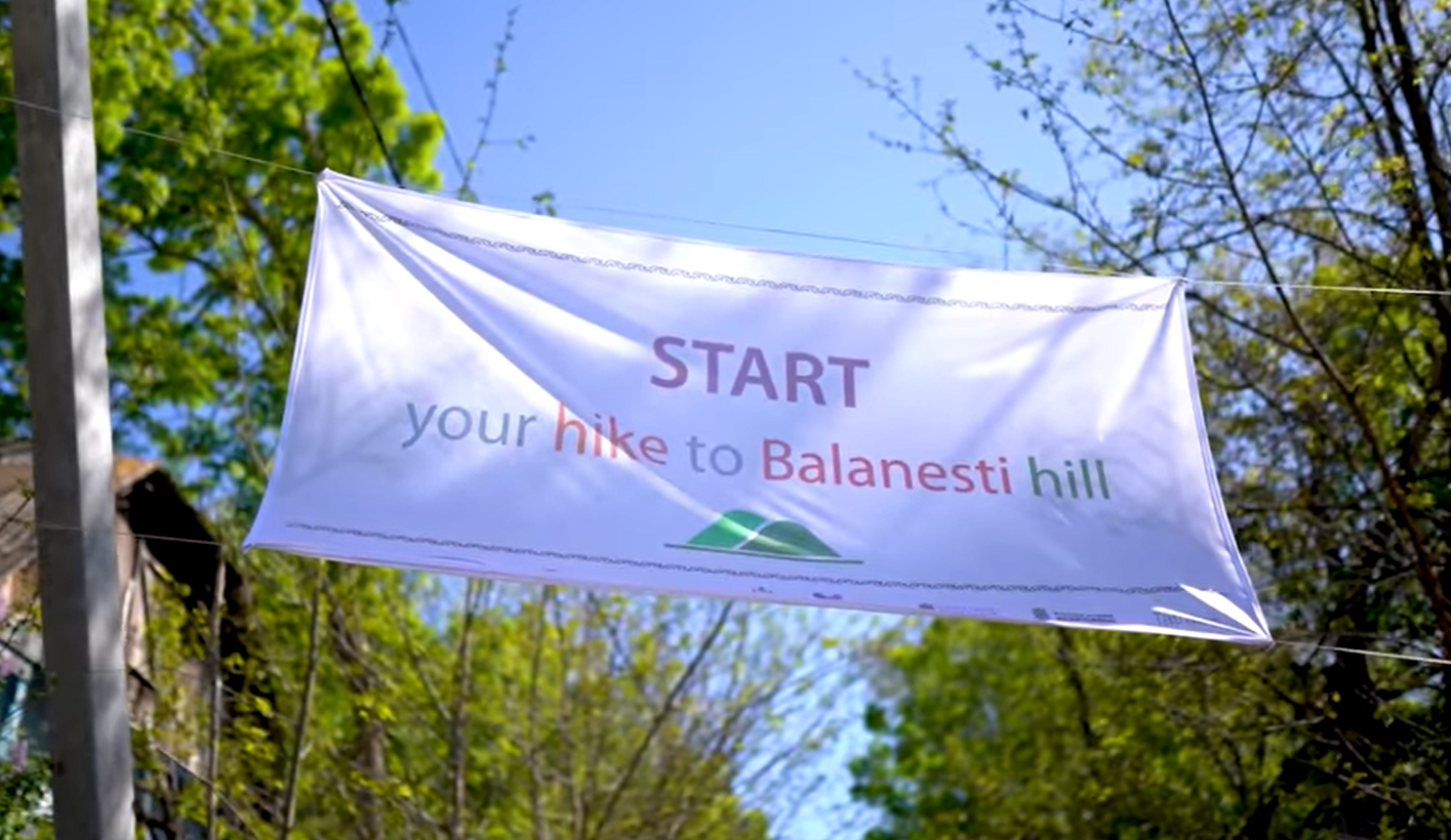 New hiking route Nisporeni – Bălănești hill: EFES Moldova