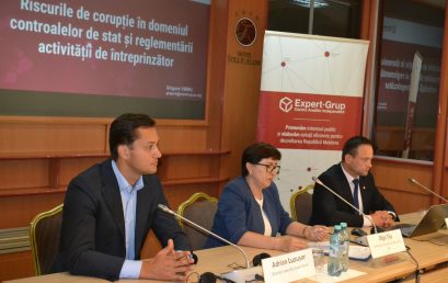 Presentation of the Study on “Corruption risks in the state controls and entrepreneurship activity”