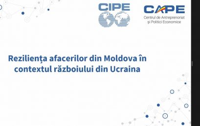 Public Discussion “The impact of the war in Ukraine on the private sector in Moldova”
