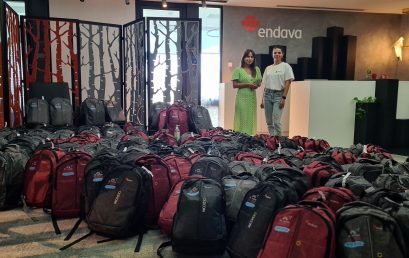 150 backpacks for children in need – ENDAVA