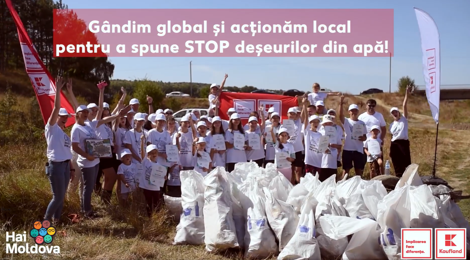 “River Clean Up” initiative – Kaufland Moldova