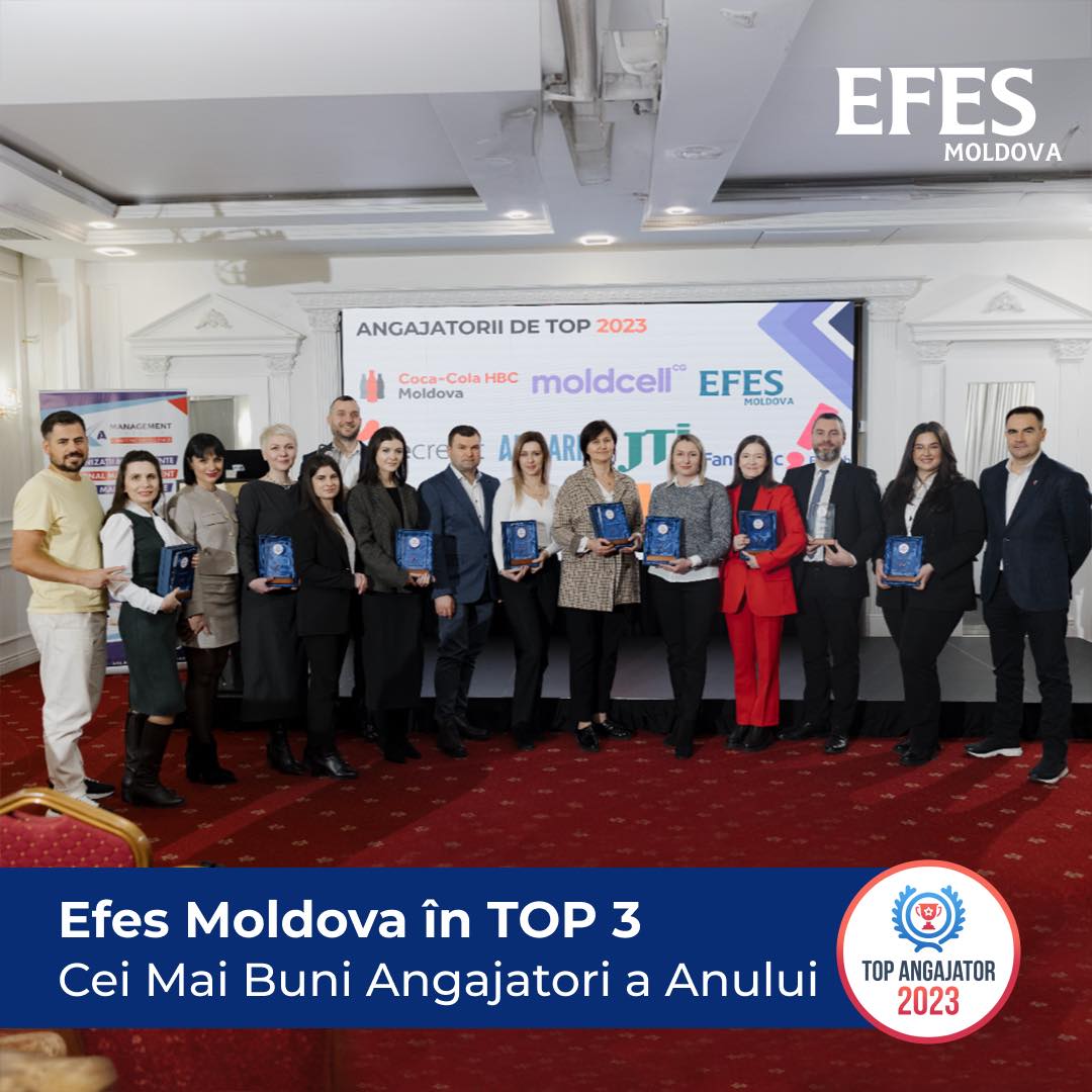 Top 3 employers by AXA – EFES Moldova