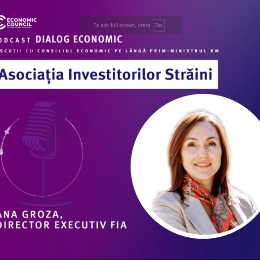 Podcastul “Dialog Economic” cu Ana Groza, CEO FIA Moldova