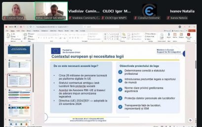 Meeting of WG No. 4 on the Regulation of the work on digital platforms